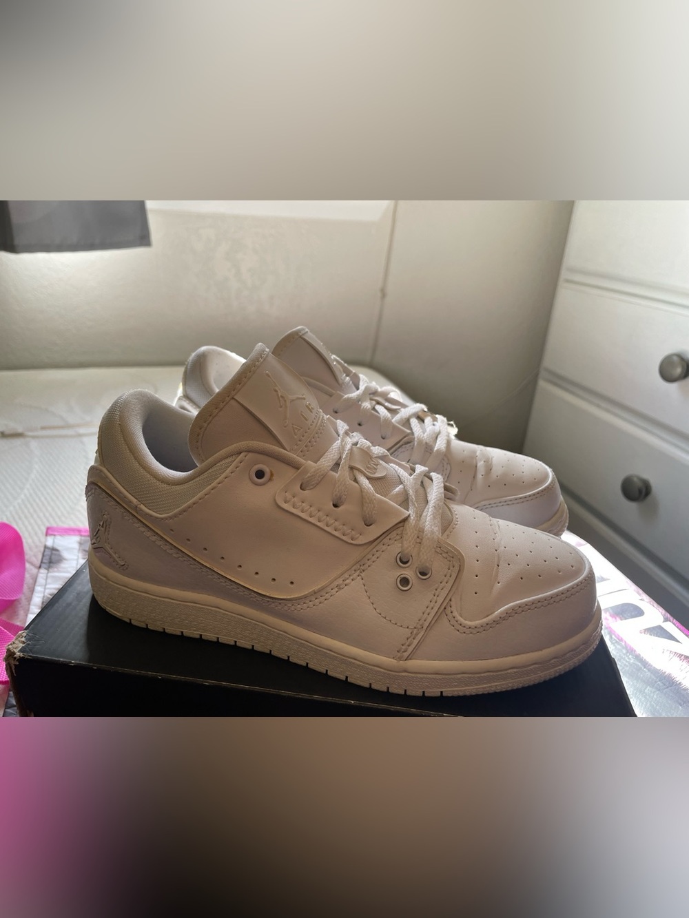 Jordan Low Top Sneakers in All-White
